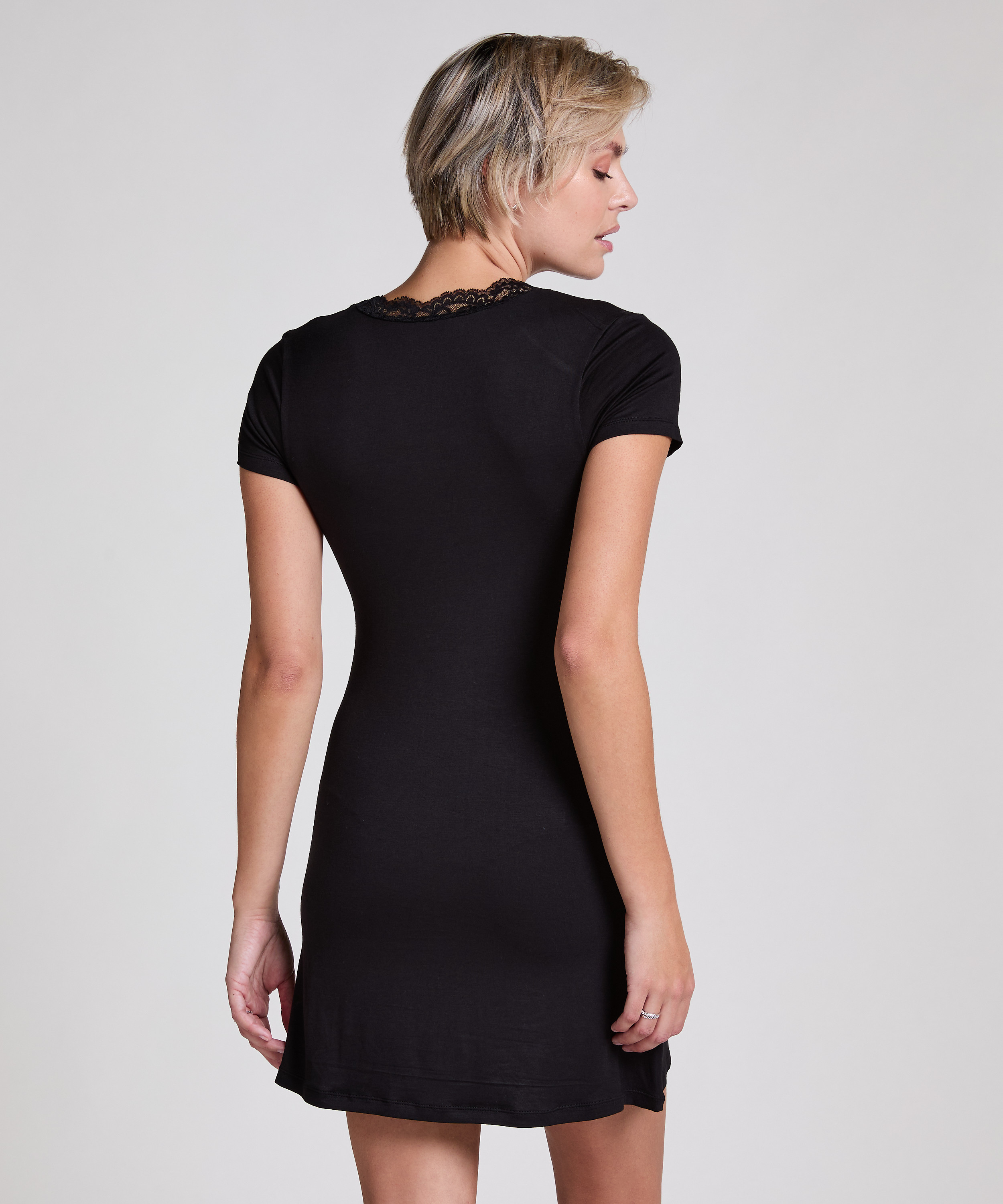 Nightshirt Jersey, Black, main