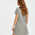 Short-Sleeved Maternity Nightshirt, Grey