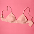 Smooth Triangle Bralette, Pink