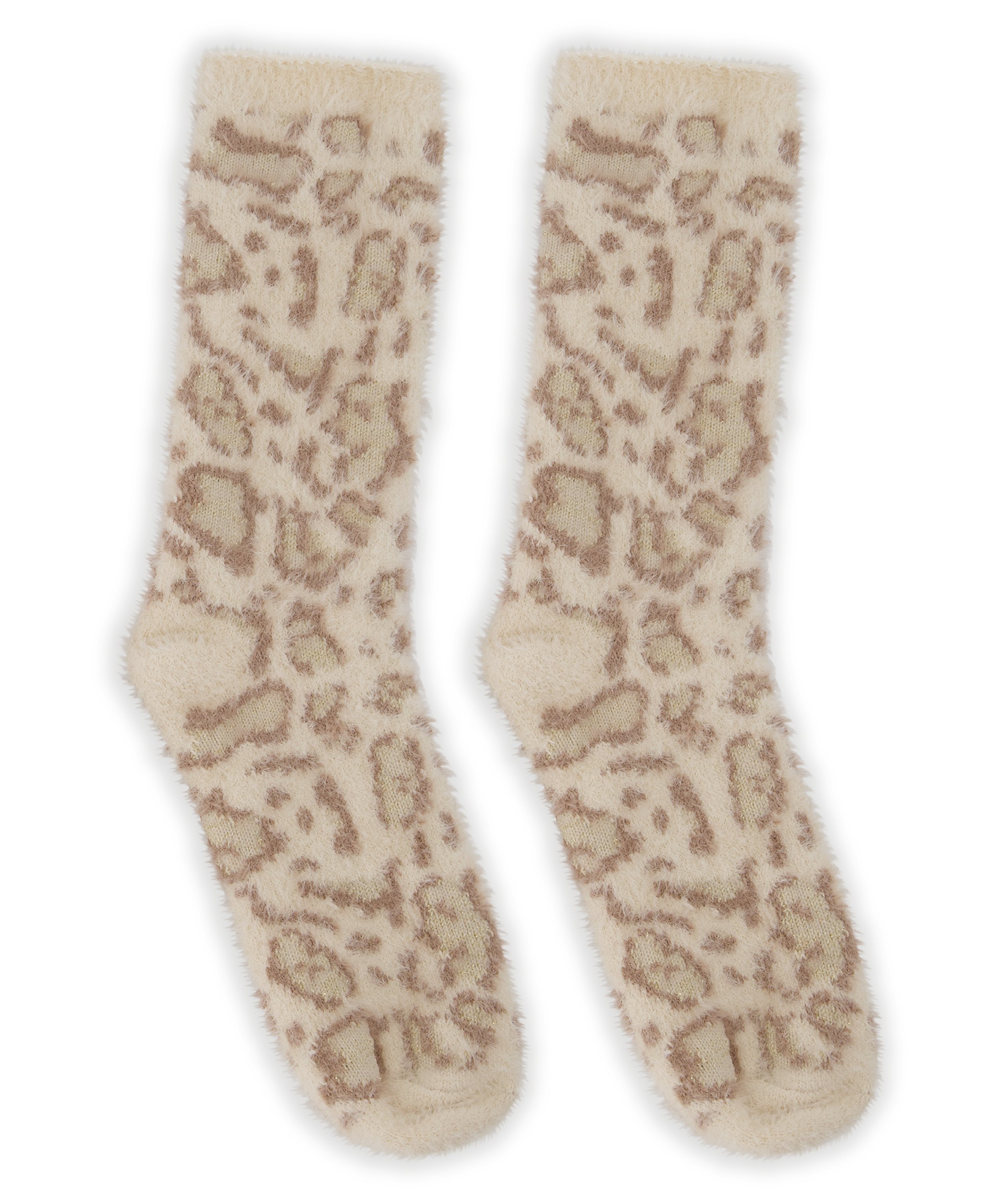 Fluffy Socks, Beige, main