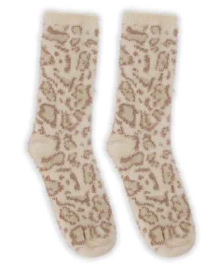 Fluffy Socks, Beige