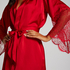 Satin Kimono, Red