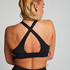 HKMX Sports Bra Level 1, Black