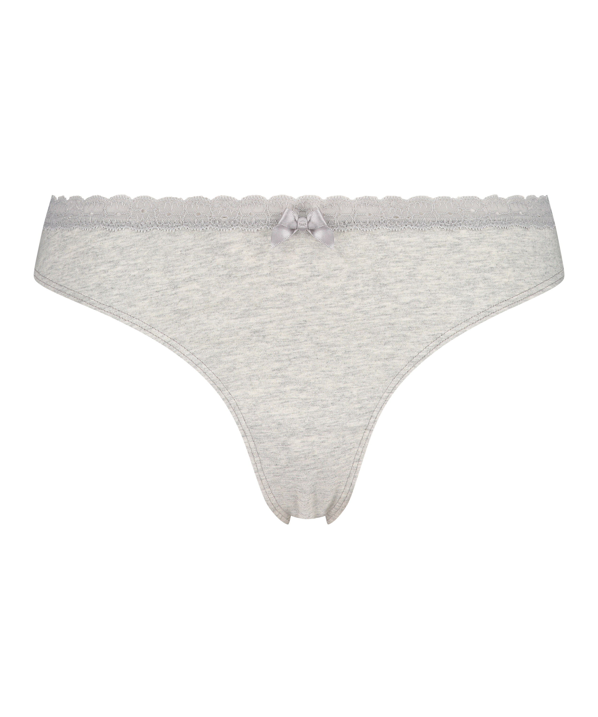 Cotton thong, Grey, main