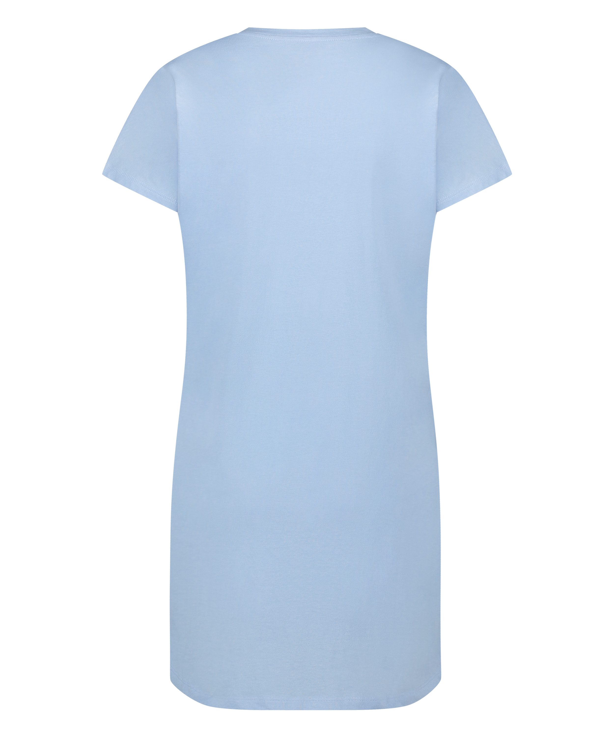 Round Neck Nightshirt, Blue, main