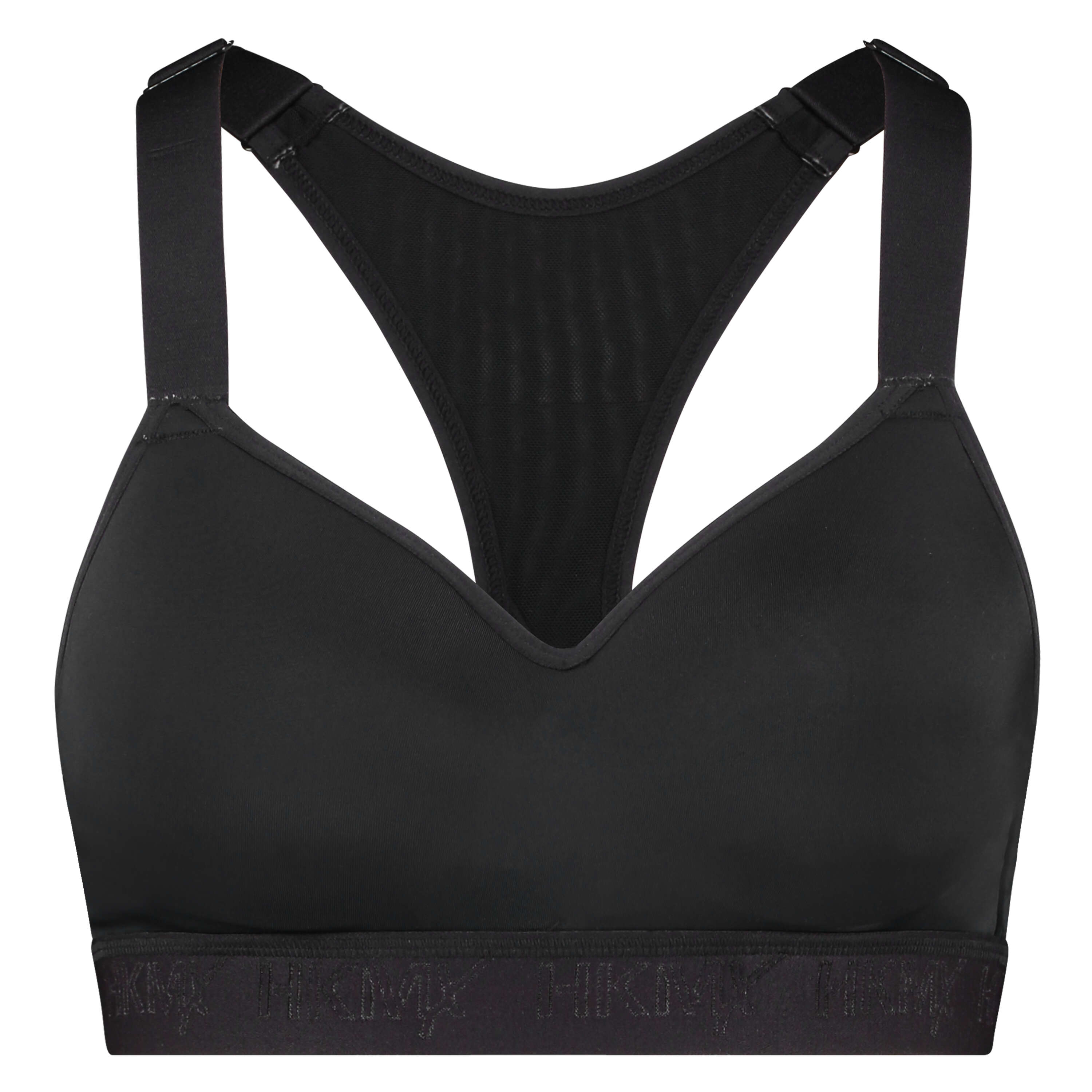 HKMX Sports bra The All Star Level 2, Black, main