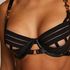 Domantrix Non-Padded Underwired Bra, Black