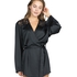 Kimono Hammered satin, Black