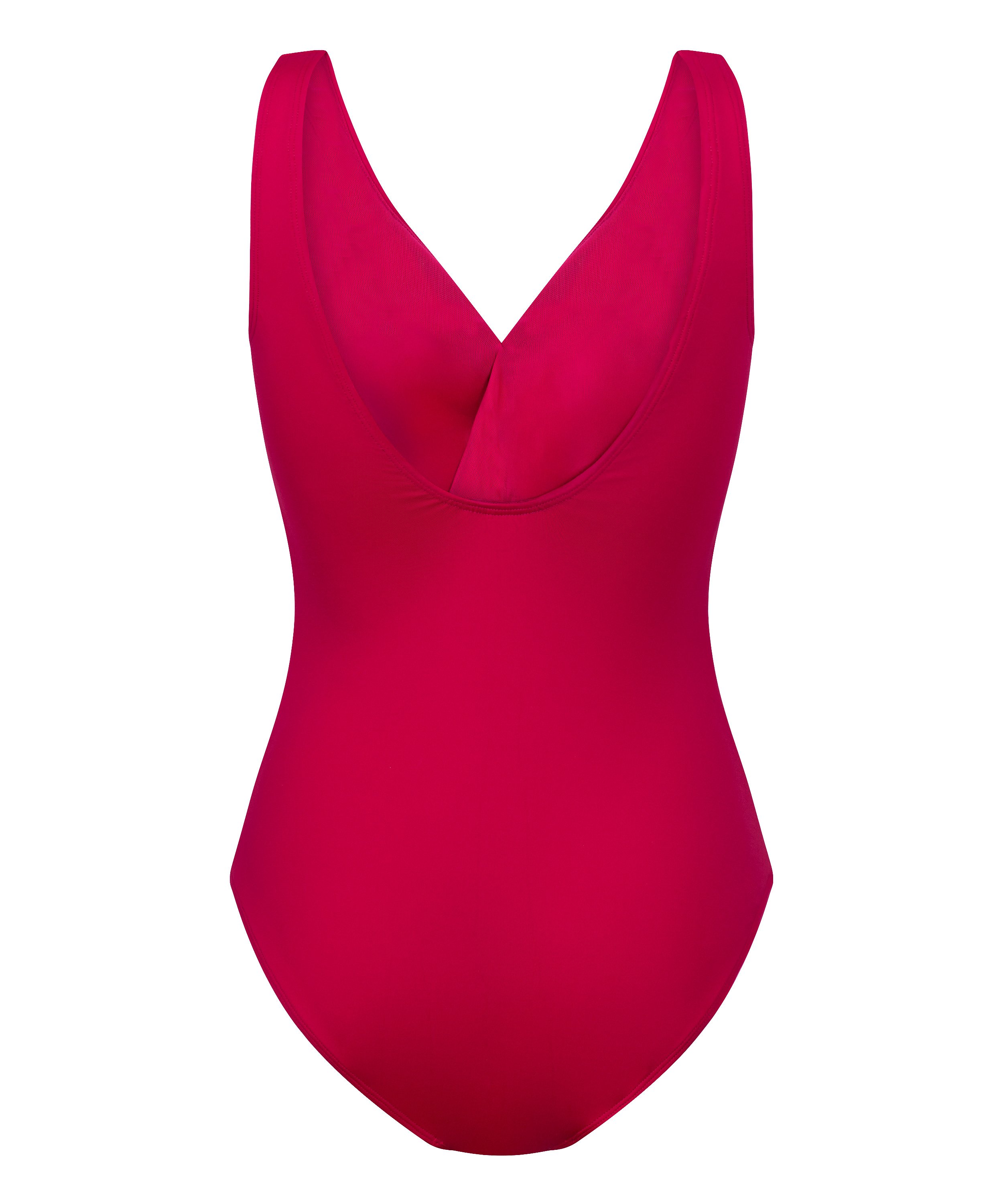 Shaping Shell Mesh Swimsuit, Pink, main