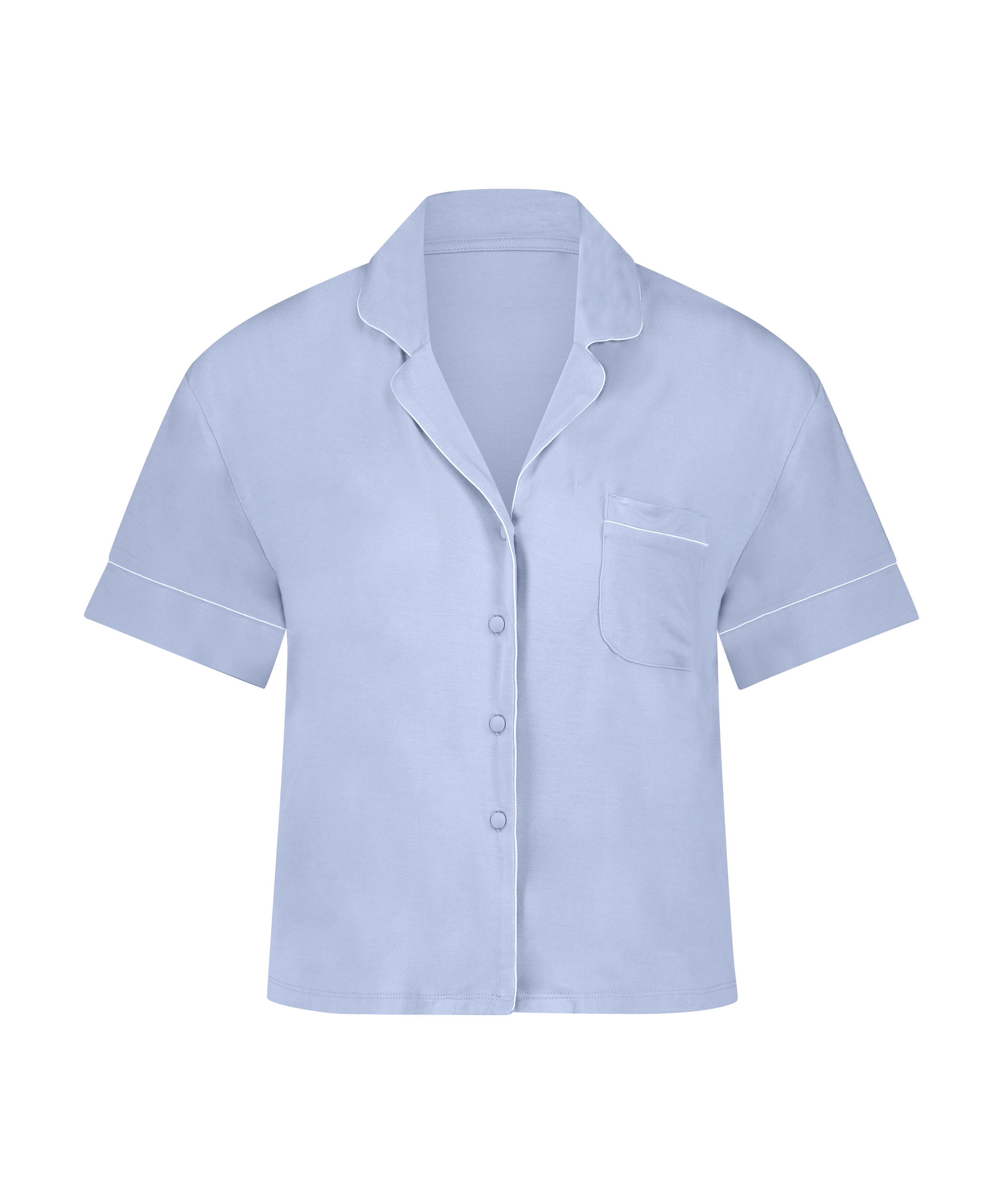 Essential Jersey Short-Sleeved Jacket, Blue, main