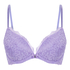 Marine Padded Underwired Push-Up Bra, Purple