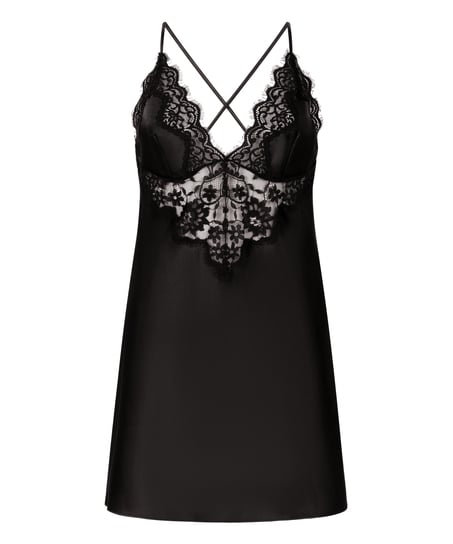 Mya Slipdress, Black
