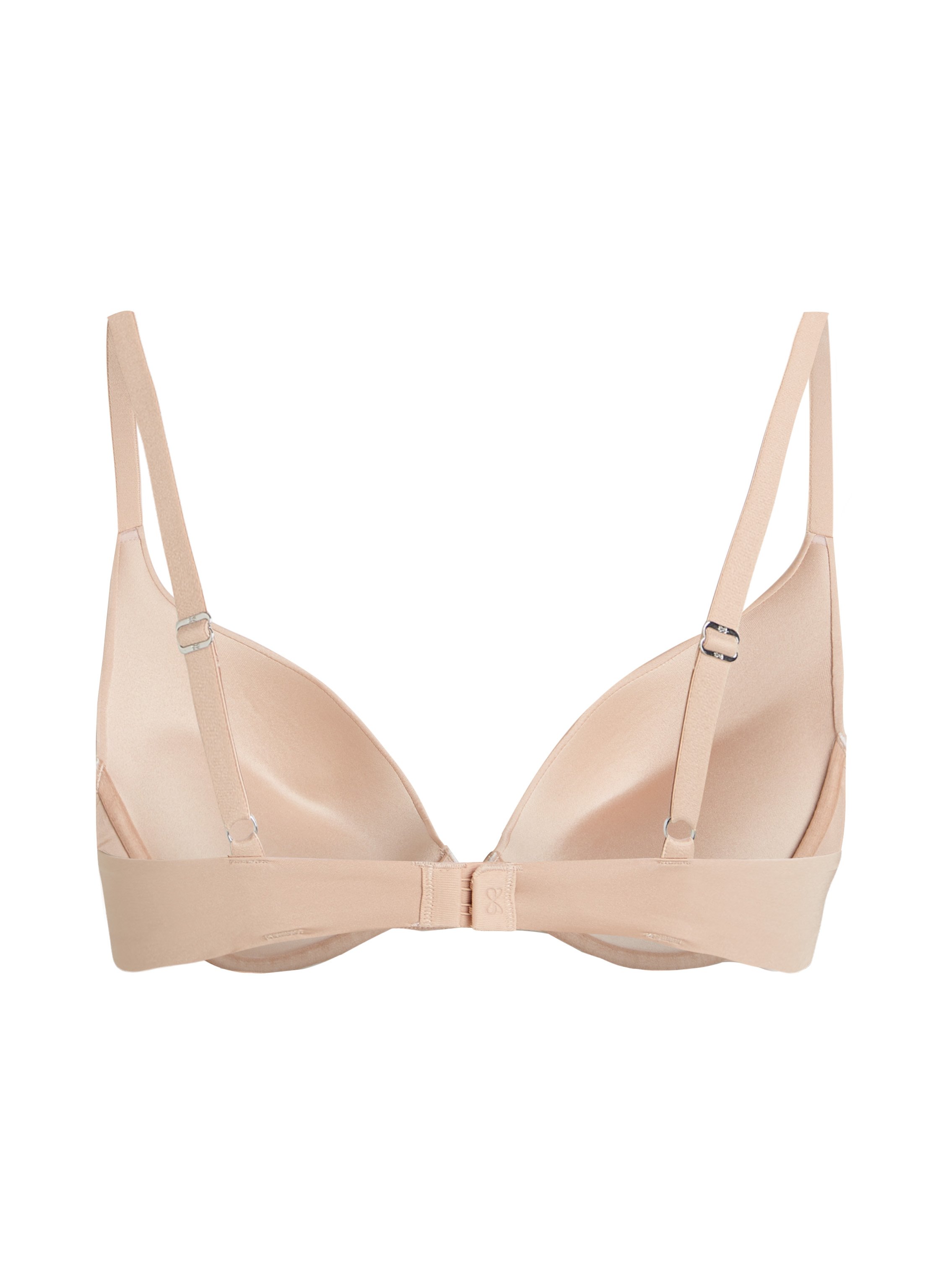 Smooth Padded Underwired Push-Up Bra, Beige, main
