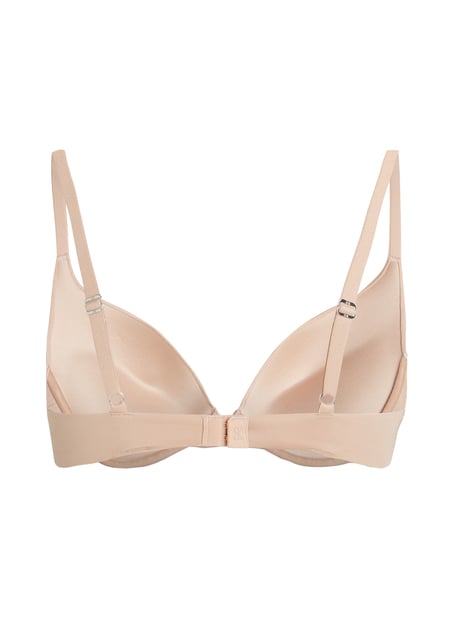 Smooth Padded Underwired Push-Up Bra, Beige