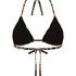 Animalia Triangle Bikini Top, Brown
