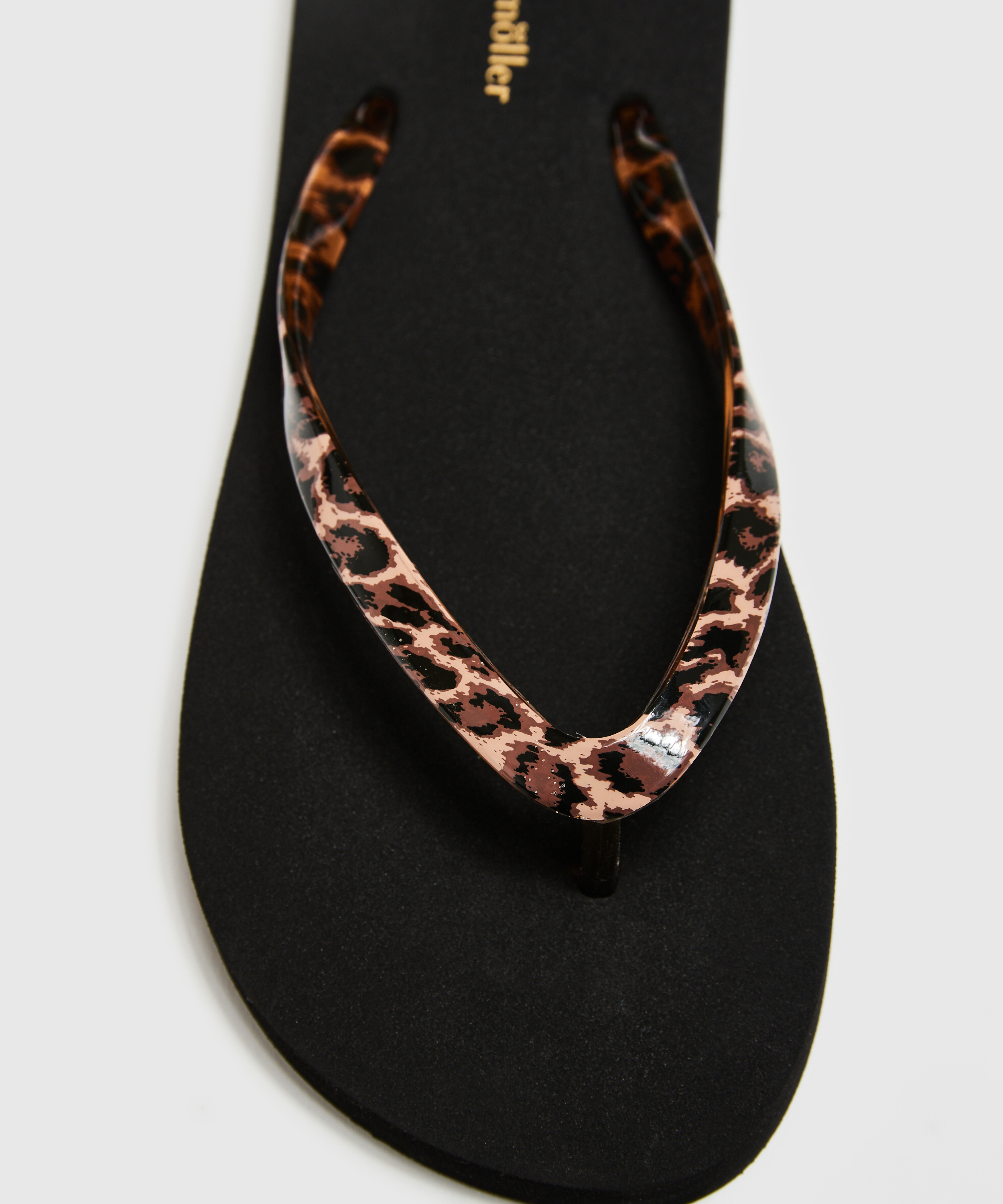 Fancy flip-flops, Black, main
