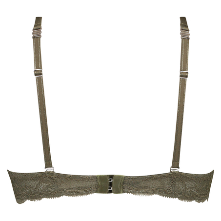 Angie Padded Underwired Push-Up Bra, Green