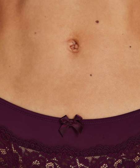 Paris boxer thong, Purple