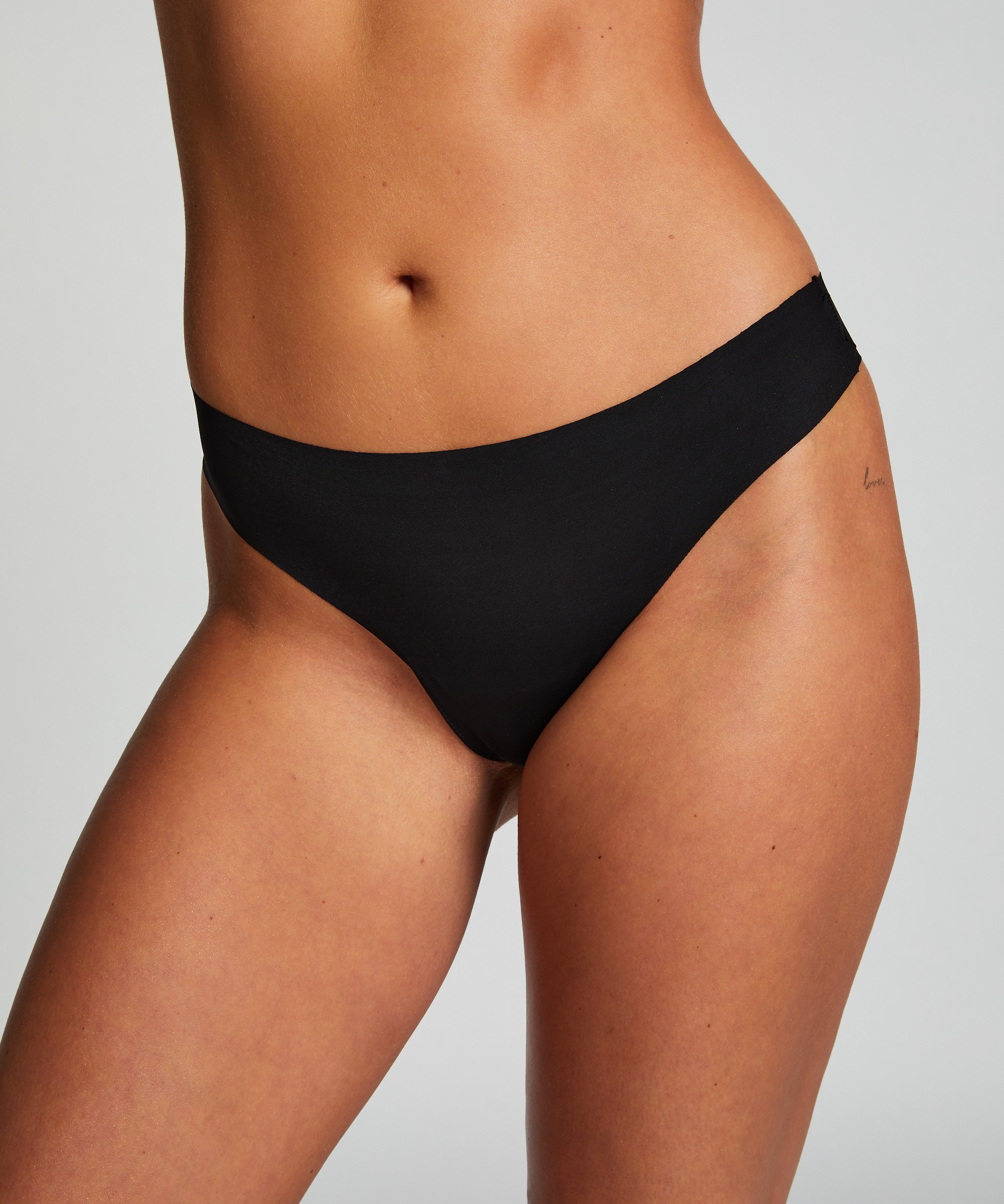 Invisible thong basic, Black, main