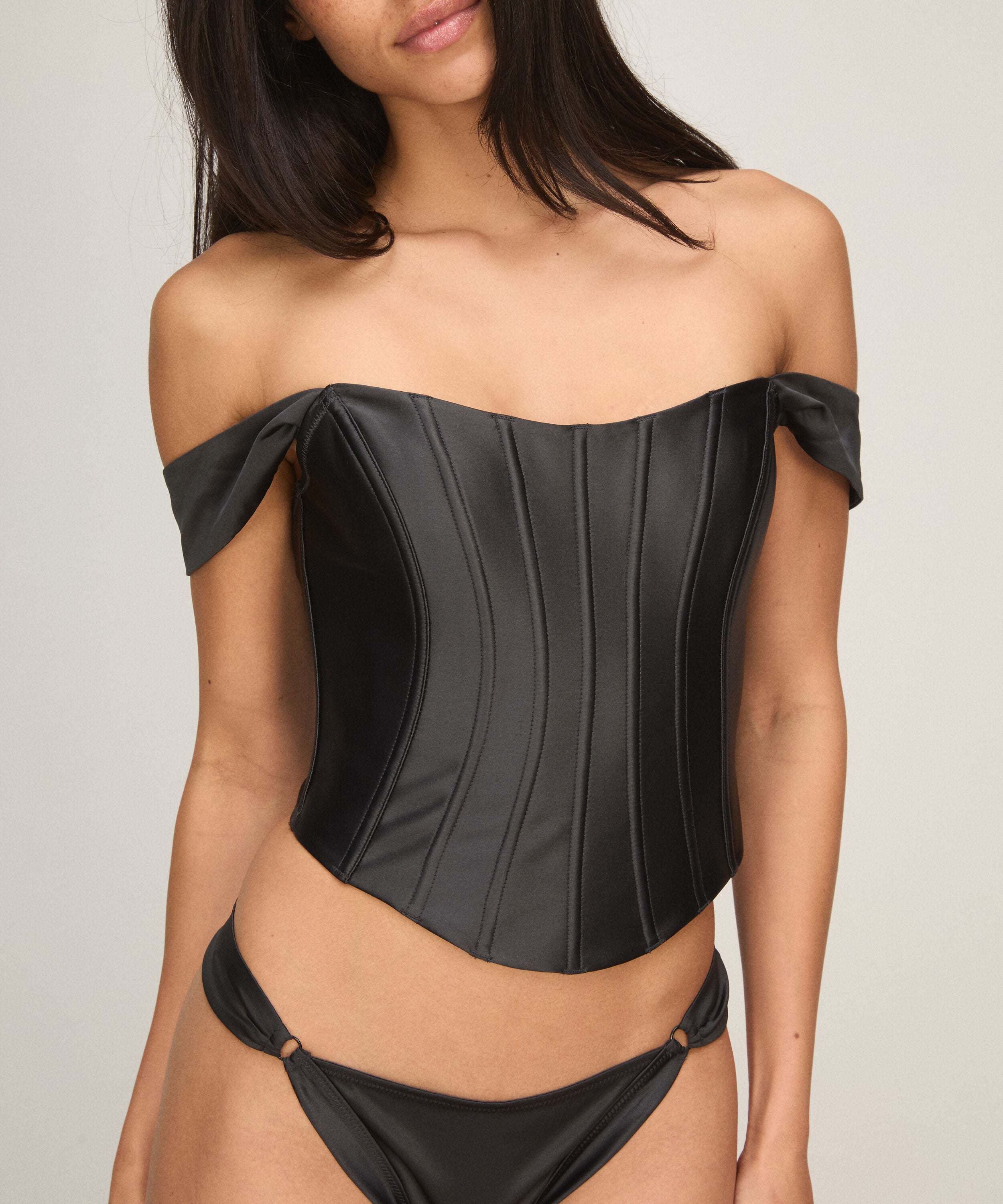 Bustier Anastasia, Black Bustier Anastasia, Black