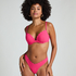 Scallop push-up underwired bikini top Cup A - E, Pink