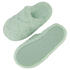Fake Fur Slippers, Green