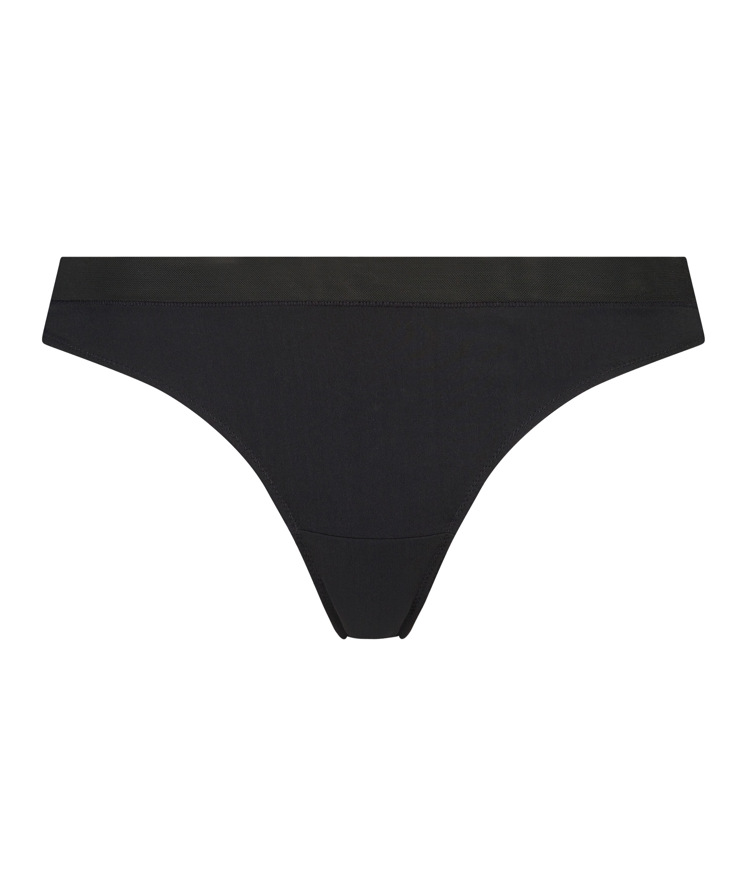 Mesh Thong, Black