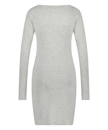 Henley Nightshirt, Grey