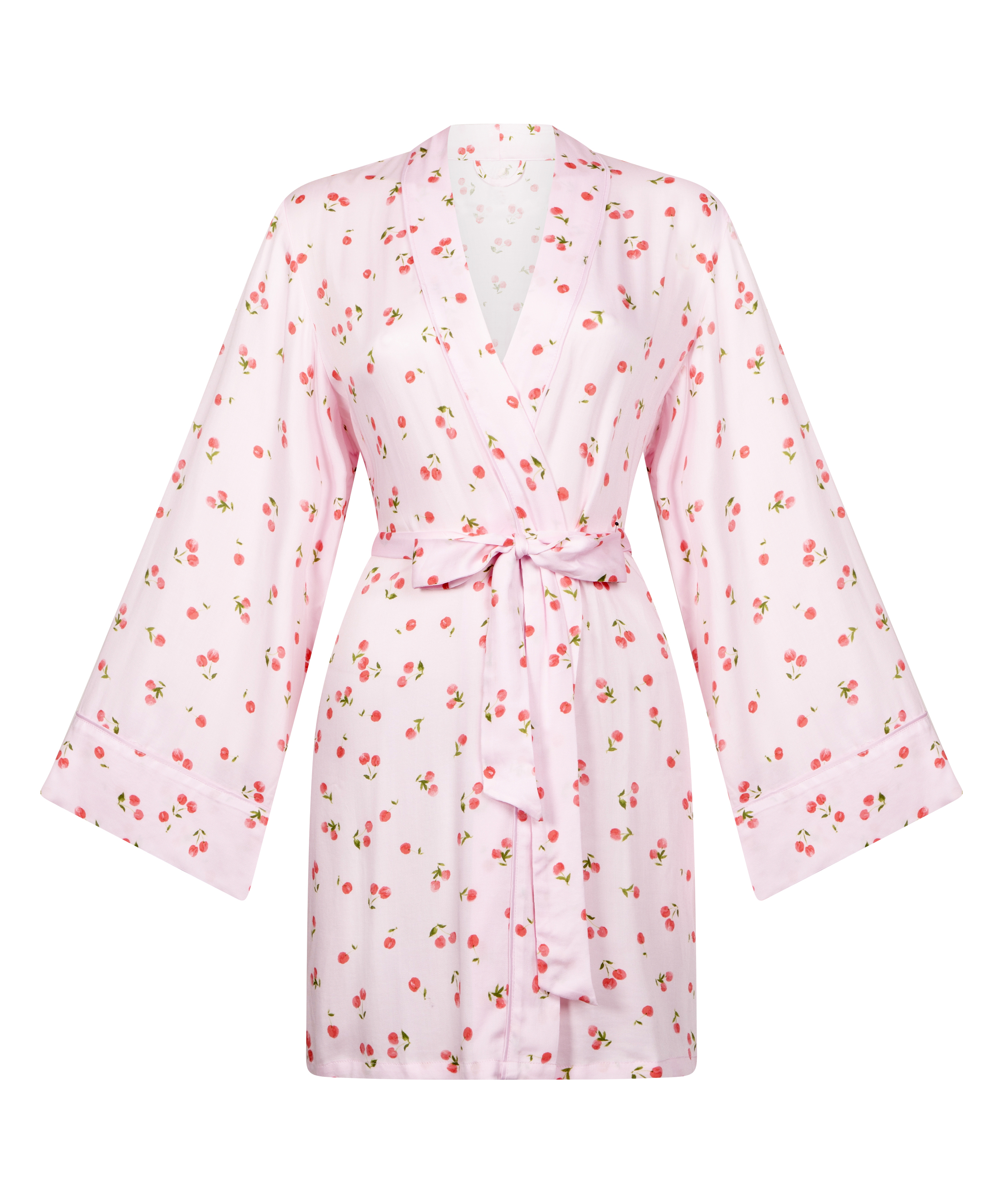 Satin Kimono, Pink, main