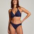 Kai Padded Underwired Push-Up Bikini Top, Blue