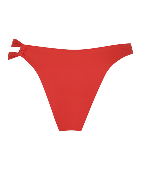 Sardinia high-cut bikini bottoms, Red