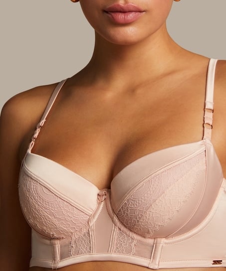 Nicole Padded Underwired Bra, Pink