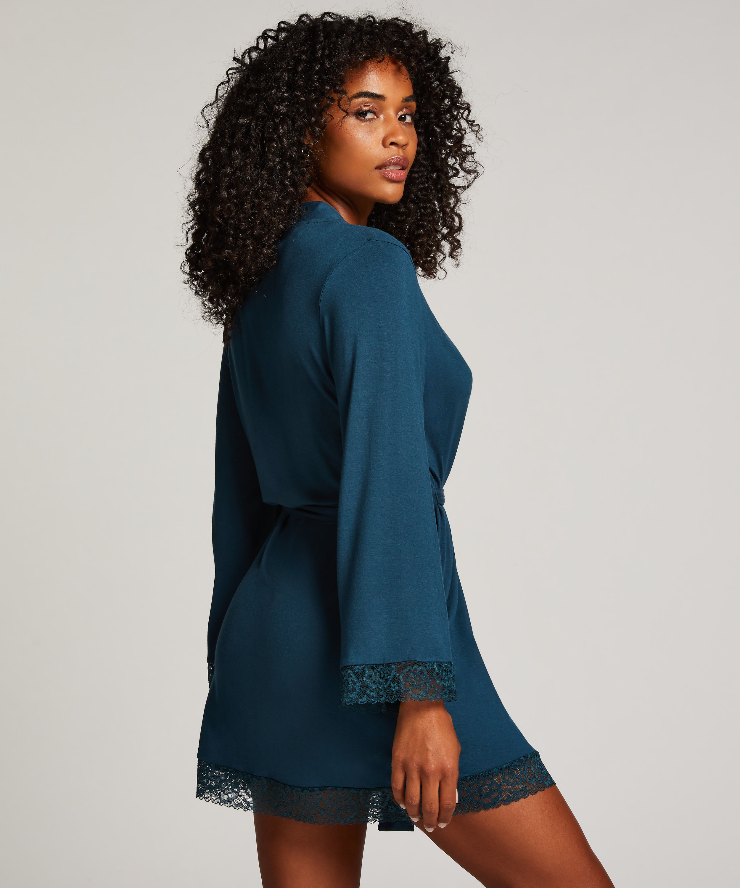 Bathrobe, Blue, main