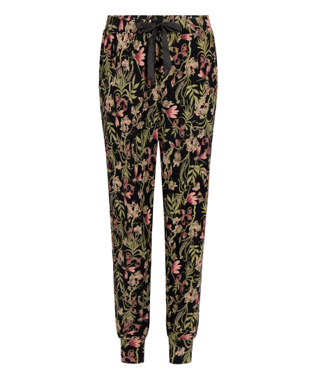 Jersey Pyjama Pants, Black