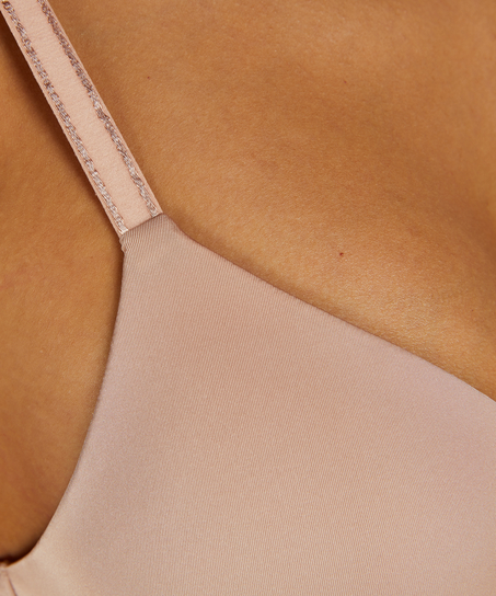 Mona Padded Non-Wired Push-Up Bra, Beige