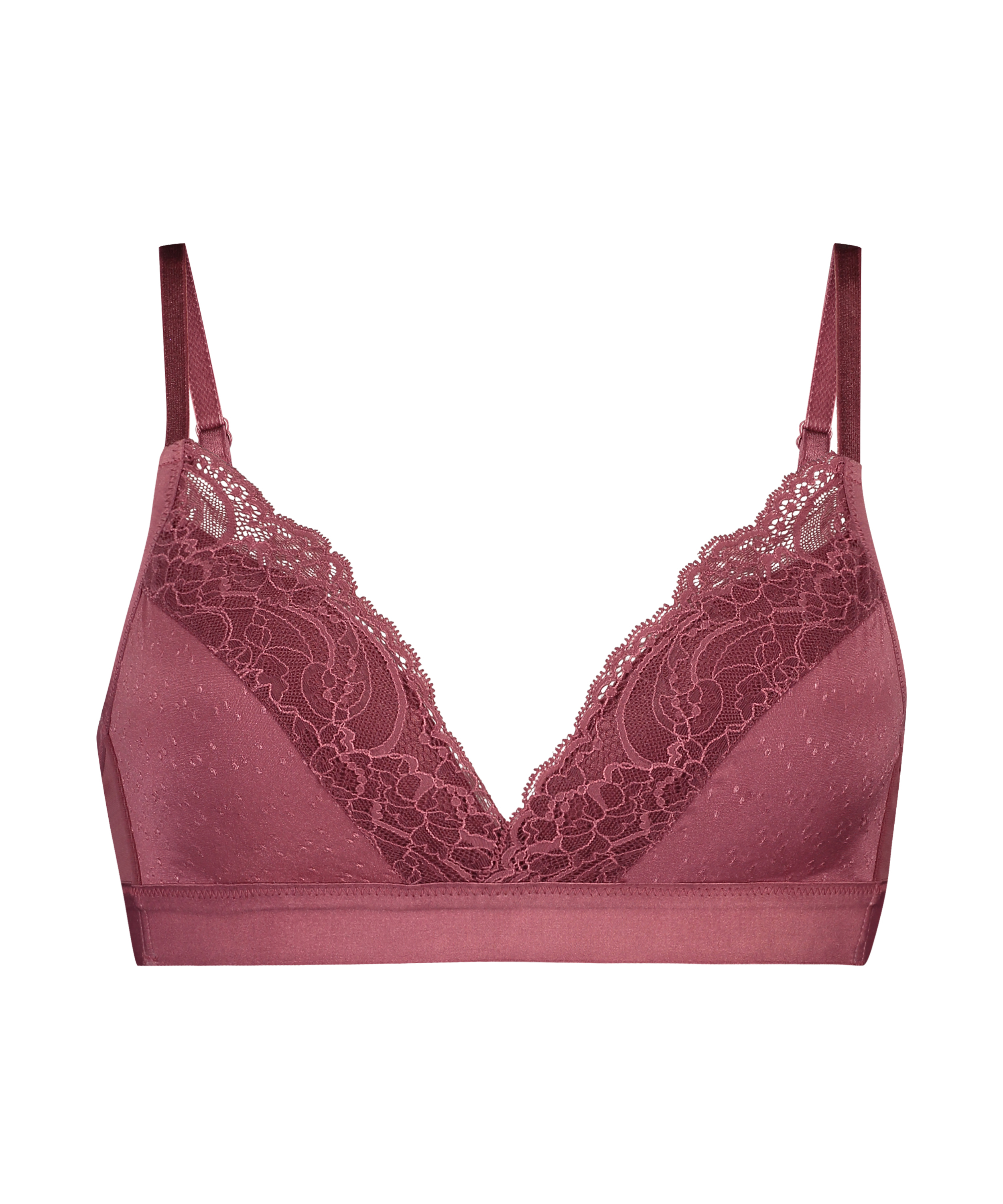 Sophie Padded Non-wired Bra, Red, main