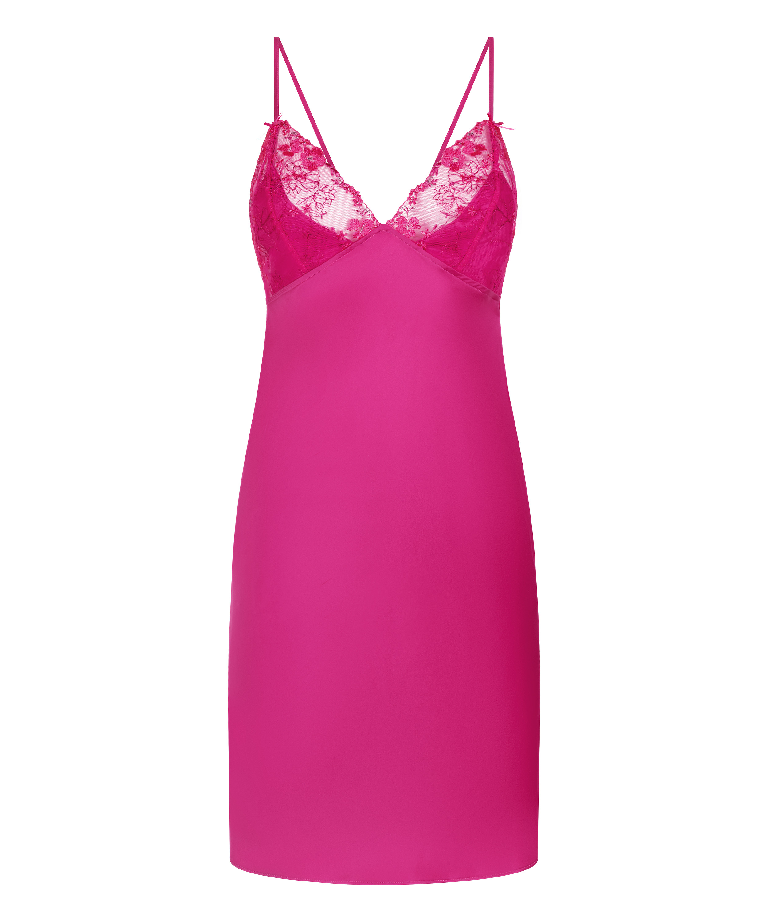 Peonie Slipdress Satin, Pink, main