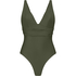 Luxe Shaping Swimsuit, Green