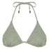 Giselle Triangle Bikini Top, Green