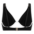 Neoprene Bikini Top, Black