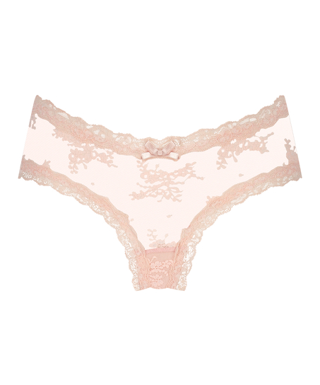 V-shape Mesh Brazilian, Pink