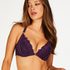 Sienna Padded Underwired Push-Up Bra, Purple