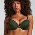 Lea Padded Underwired Push-Up Bra, Green