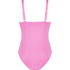 Scallop Shaping Swimsuit, Pink