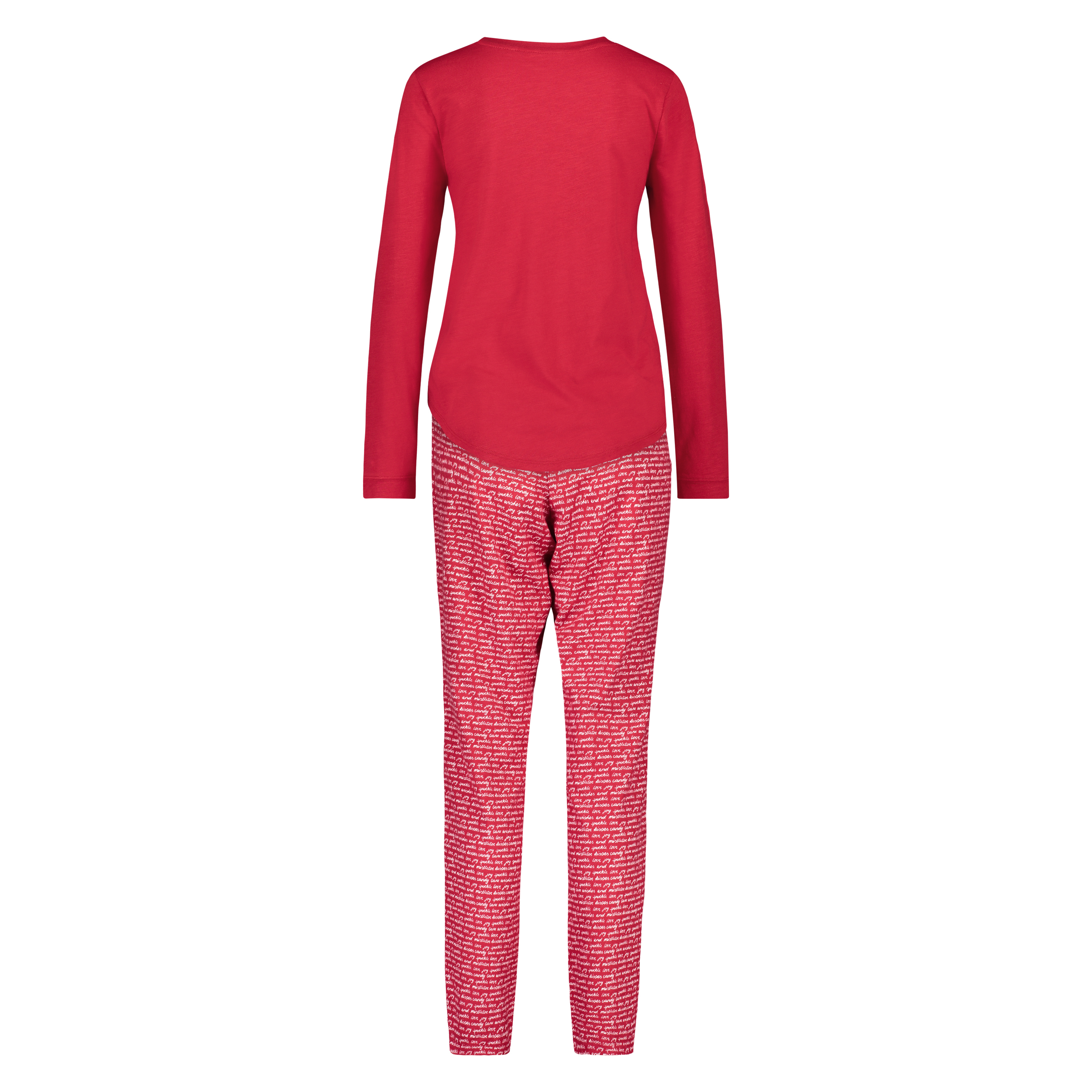 Long pyjama set Gift Set, Red, main