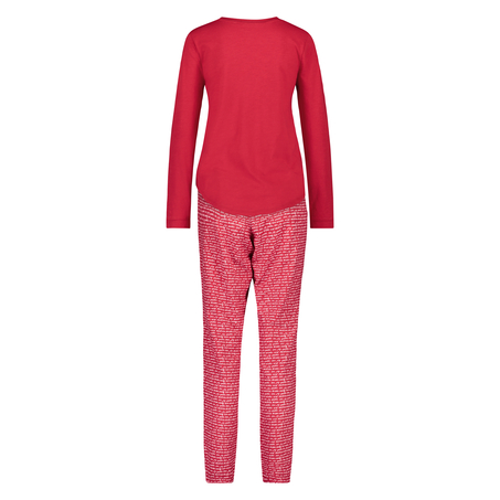 Long pyjama set Gift Set, Red