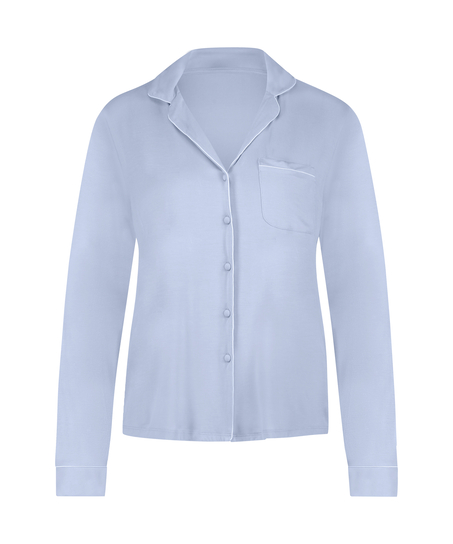 Essential Jersey Long-Sleeved Jacket, Blue