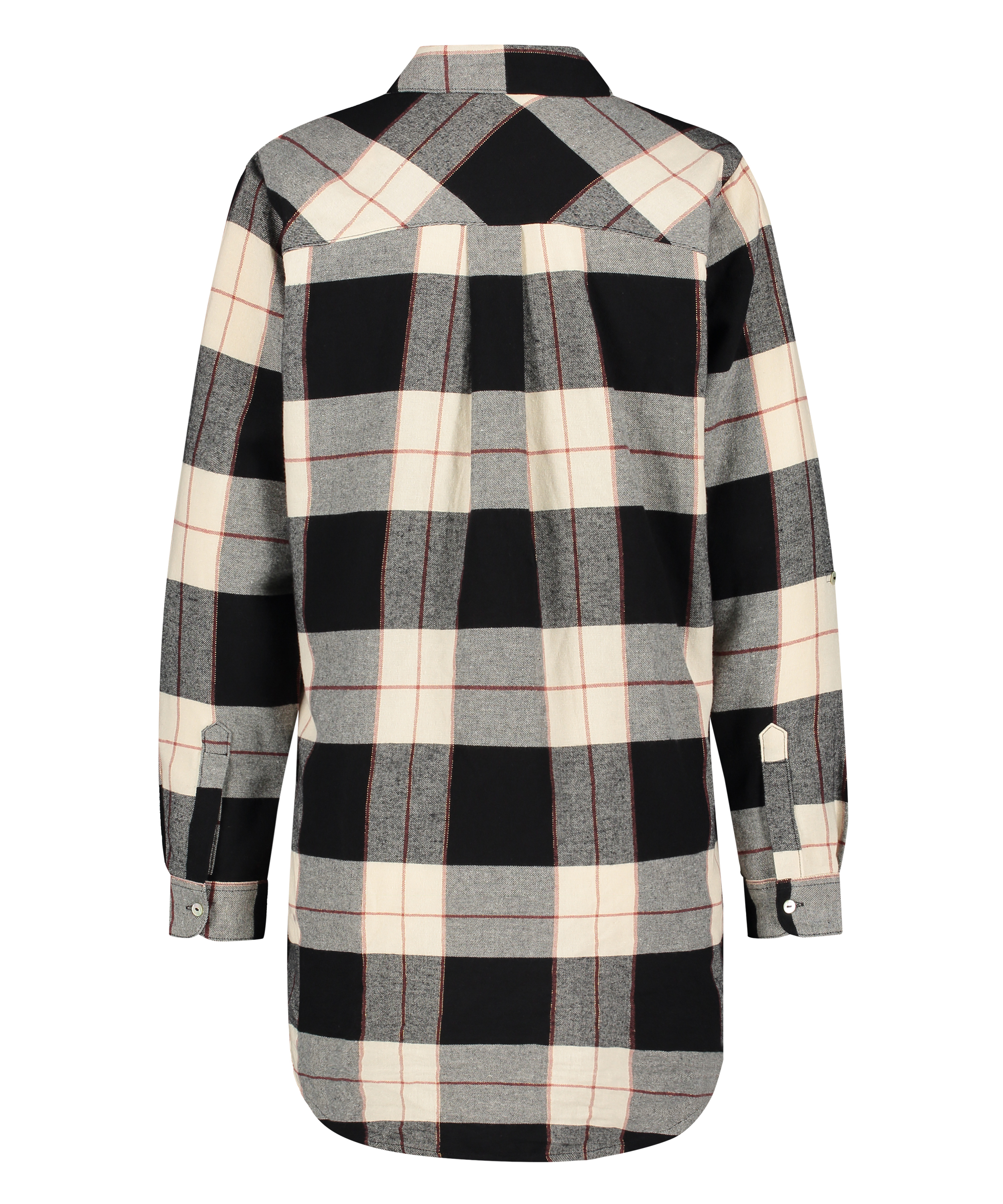 Longsleeved Nightshirt, Black, main