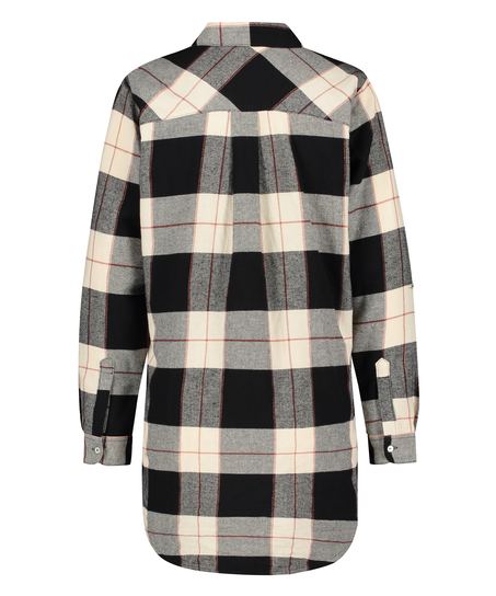 Longsleeved Nightshirt, Black