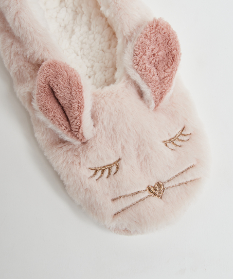 Ballerina slippers, Beige